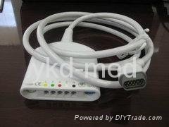 Compatible with Draeger/Siemens Multi ECG cable 2