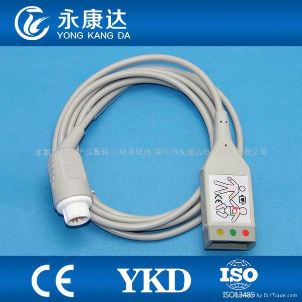 Philips 8 pin Trunk Cable for ECG 4