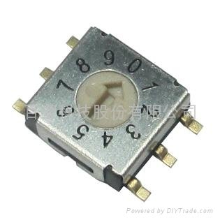 7mm, Miniature Rotary Coded Switch