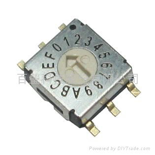 7mm, Miniature Rotary Coded Switch 5