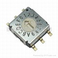 7mm, Miniature Rotary Coded Switch 5