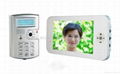 7" color Video door phone support unlocking by ID card,by password,by key 