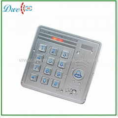 backlight anti-rain 12V access control keypad Reader with door bell function