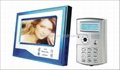 7 inch color handfree video door phone intercom unlock by ID card or password