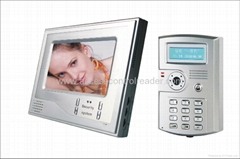 7 inch color video door phone intercom system 