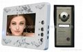 video door phone 6 LED lights,nightvision.handfree indoor monitor,7 inch TFT 2