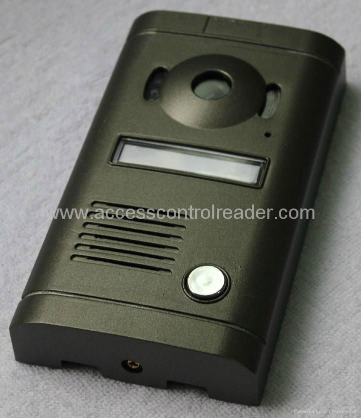 video door phone 6 LED lights,nightvision.handfree indoor monitor,7 inch TFT 5