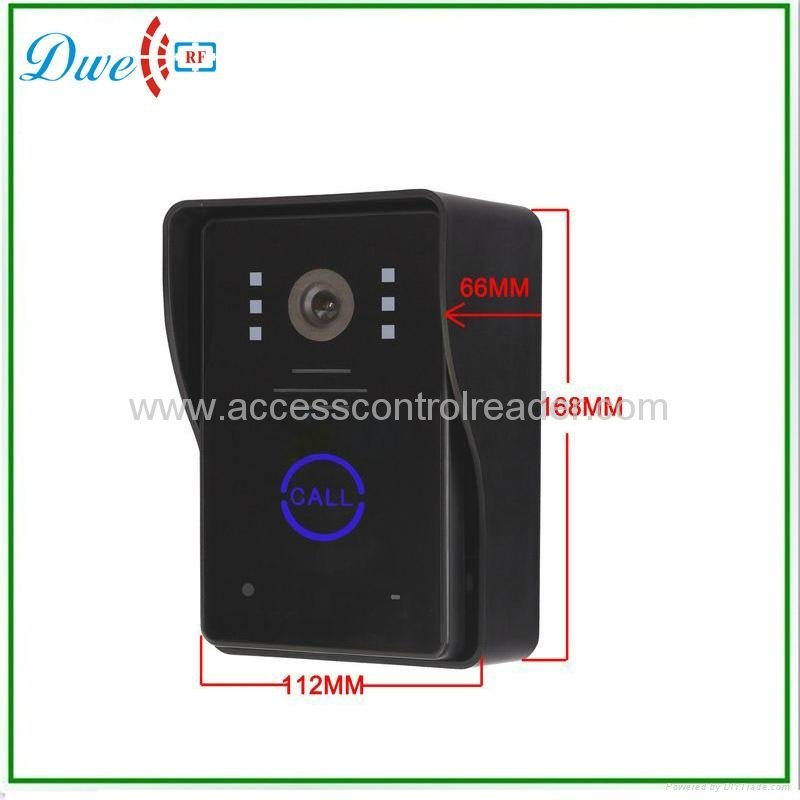7 inch wireless video door phone for villa intercom system  2