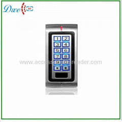 12V- 24VDC waterproof metal keypad single door standalone access controller