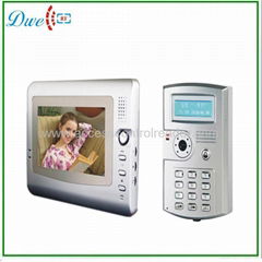 7 inch video door phone color intercom system