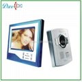 7 inch plastic camera night vision video door phone  V7D-S