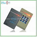 Single door standalone access controller with backlight keypad has external read 2