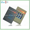 Single door standalone access controller with backlight keypad has external read