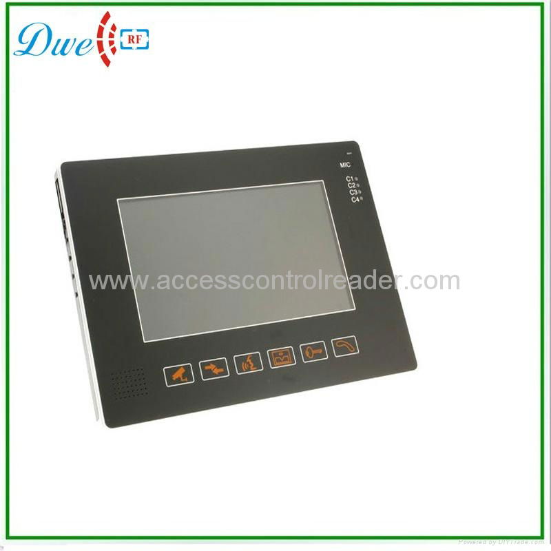9 Inch Security Ultra-slim Full-touch Screen Color TFT LCD Video Door Phone supp 3