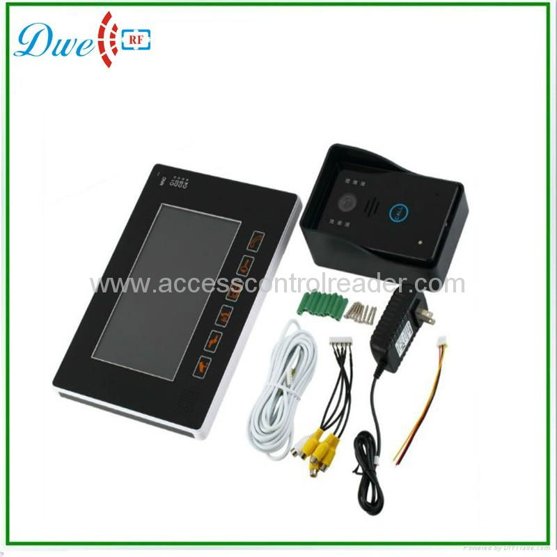 9 Inch Security Ultra-slim Full-touch Screen Color TFT LCD Video Door Phone supp 5