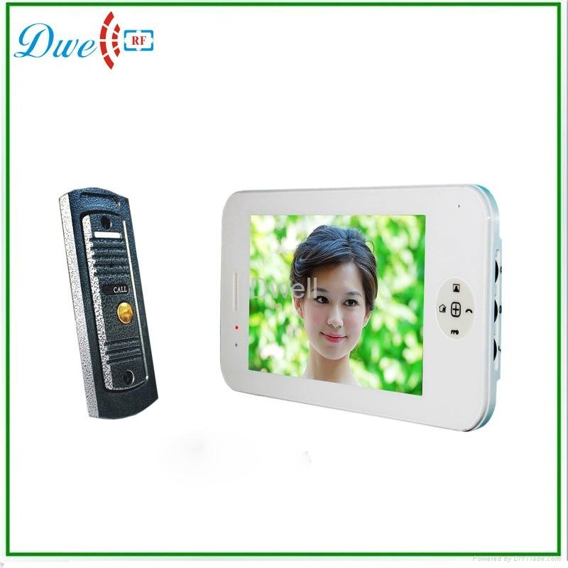 7"video phone intercom system with pin-hole camera  V7I-M