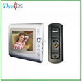 7 inch  video door phone for villa with pin hole camera