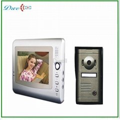 7inch color video door phone with take and store photo function