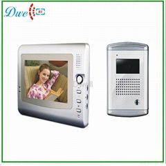 7 inchTFT LCD monitor handfree  video door phone 