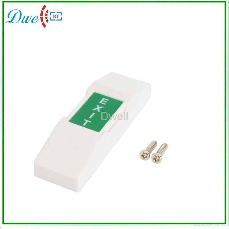 mini plastic slim push  button switch exit button 