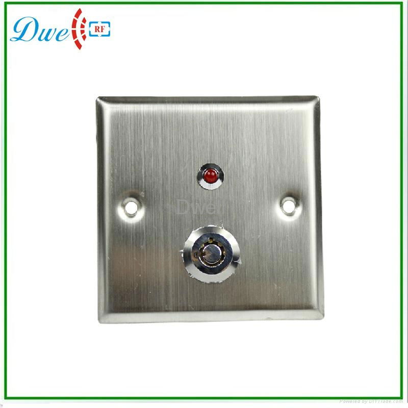 key switch with LED indicator push button switch 3