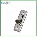 Stainless steel key switch push button