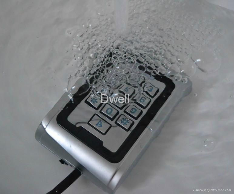 Metal case  waterproof standalone access control D008-C1 5
