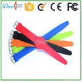 mixed color 125khz or  13.56mhz mf 1k adjustable silicon rfid wristband 7