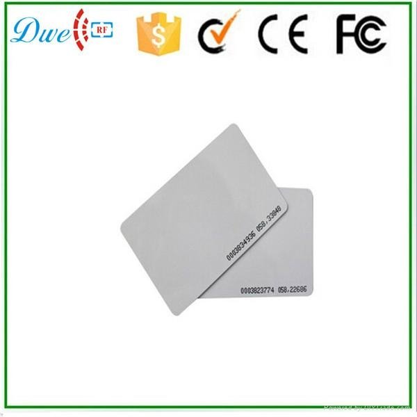 0.8mm ISO thin card for TK4100 or S50 S70 proximity PVC card  9
