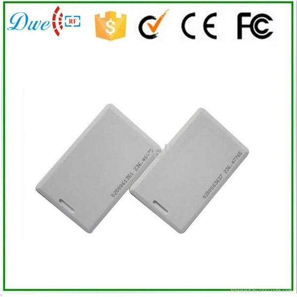 125khz 1.8MM thick clamshell  access control card  2
