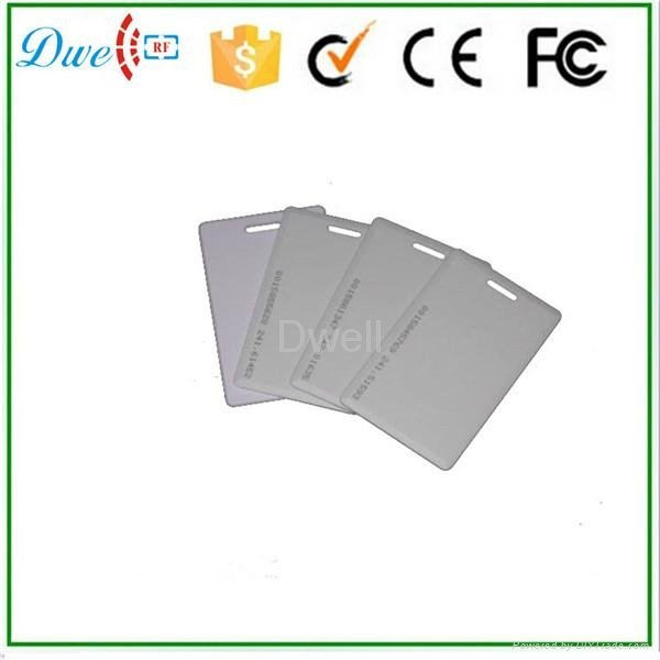 125khz 1.8MM thick clamshell  access control card  4