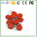 125khz EM ID or 13.56mhz F08 S50 S70 ABS keyfob  for access control system  7