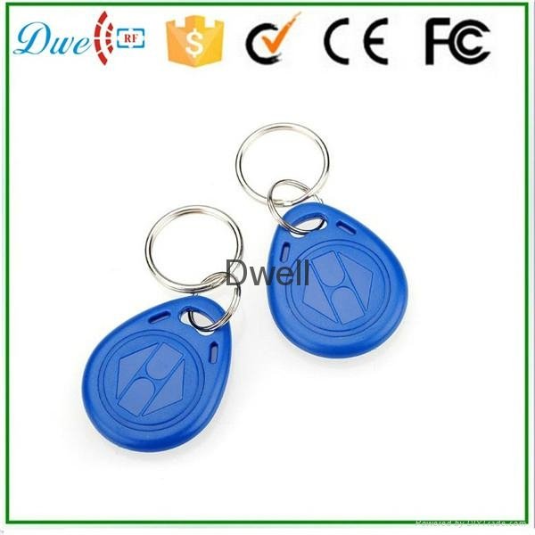 125khz EM ID or 13.56mhz F08 S50 S70 ABS keyfob  for access control system  3