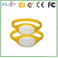 silicone rfid wristband tag  id token mixed color  3