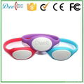 silicone rfid wristband tag  id token mixed color  4