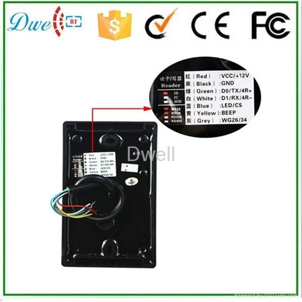 Simple waterproof access control card reader 001A01 5