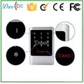 125khz em id waterproof touch keypad rfid reader wiegand 26/wiegand 34