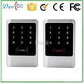 125khz em id waterproof touch keypad rfid reader wiegand 26/wiegand 34 5