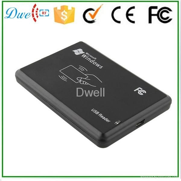 USB Desktop reader card issuing device no need driver small case  5
