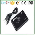 USB Desktop reader card issuing device no need driver small case 