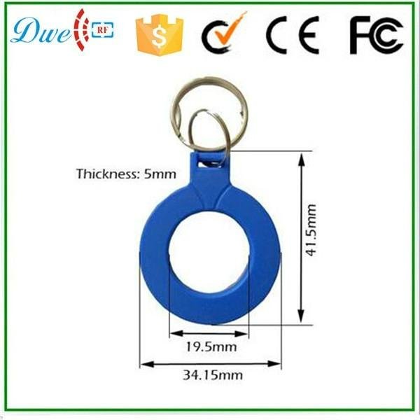  new arrival waterproof 125khz ABS rfid keyfob TK4100 card mixed color 3