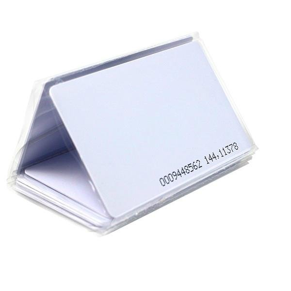 0.8mm ISO thin card for TK4100 or S50 S70 proximity PVC card  4