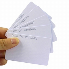 0.8mm ISO thin card for TK4100 or S50 S70 proximity PVC card 