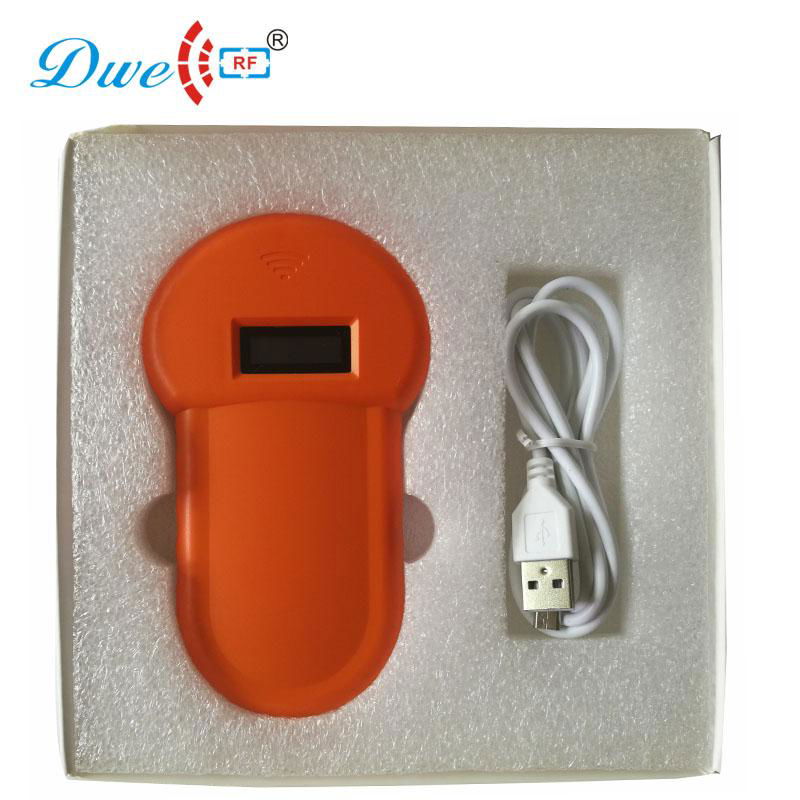 134.2khz fdx-b EM4305 rfid micro animal chip reader cattle pet scanner for anima 5