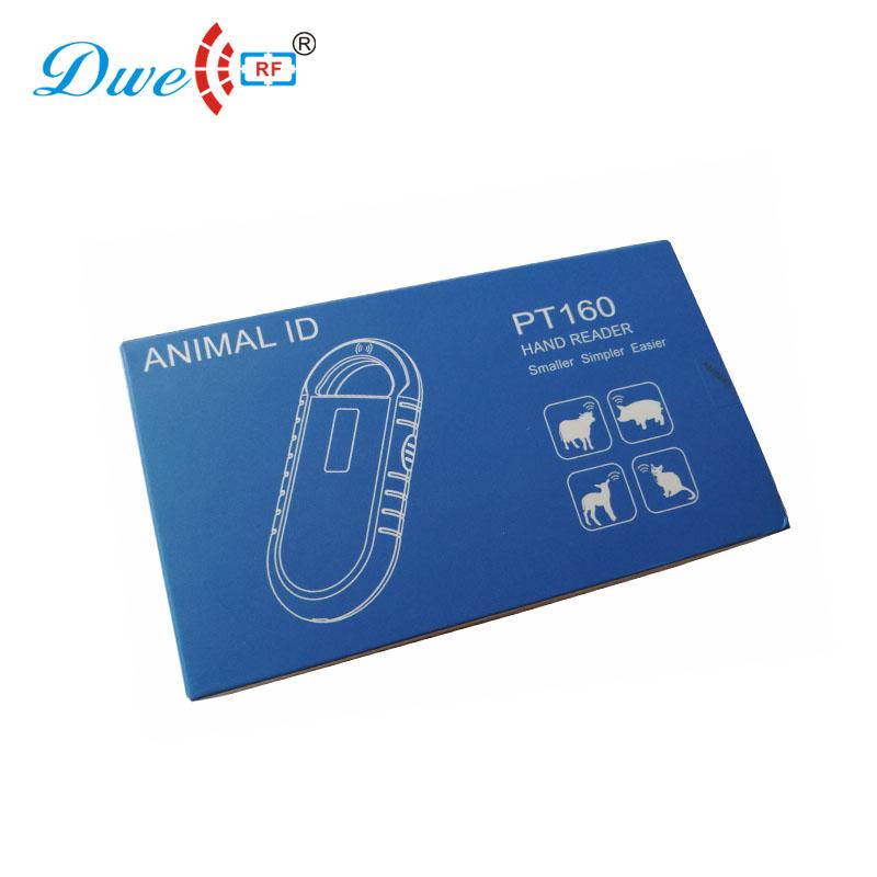 Portable Handheld rf control card readers 134.2khz rfid fdx-b animal chip reader 14