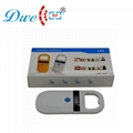 rf ear tag reader mini fdx-b display rfid 134.2khz pet/animal id reader scanner  6