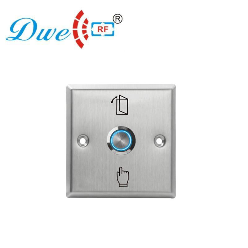  Stainless steel push button switch with blue led light 