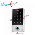 125khz metal waterproof ip 68 smart card standalone rfid fingerprint access cont