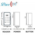 2.4ghz wirless card reader access control system 