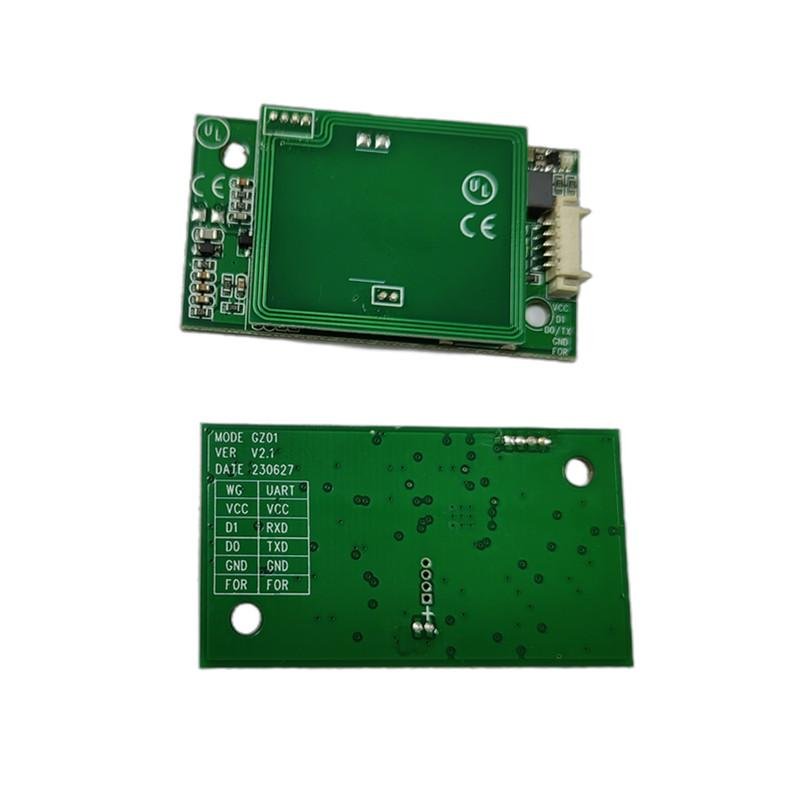 125khz and 13.56mhz double frequency 5V TTL UART reader module 